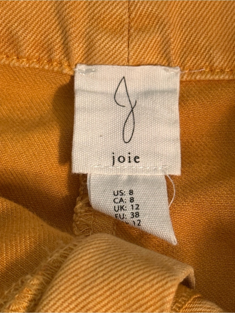 Joie Gold Wide Leg Jeans with Back Buckle - Picture 4 of 4